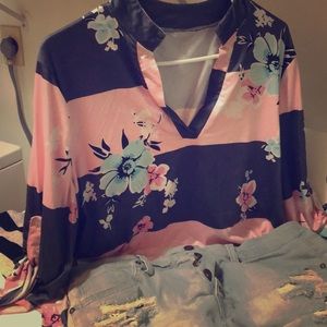 Pretty pink quarter sleeve